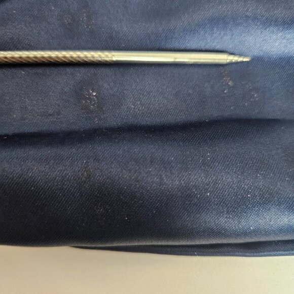 Coach Signature Tote Handbag J1120-F17574 Satin Pink Sequin Band Medium Blue Bag - Picture 15 of 16